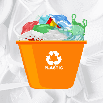 container tri plastique